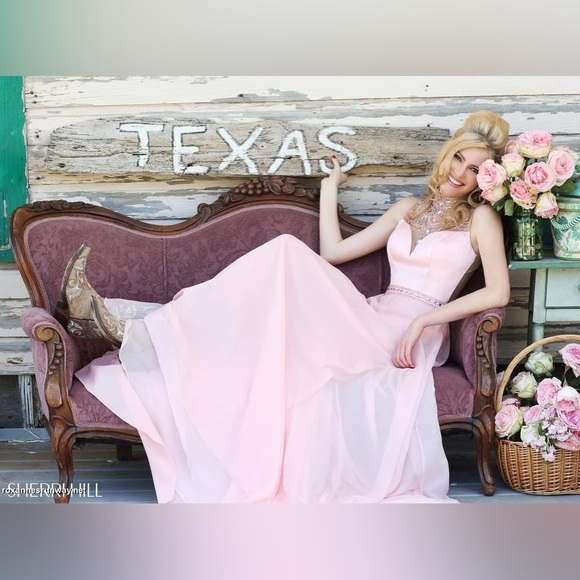 Sherri Hill 32144 Blush Size 2 NWT - Picture 7 of 11